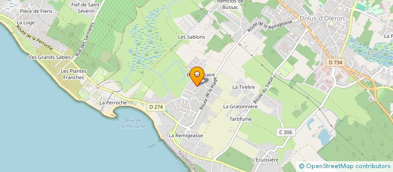 localisation de l'entreprise ETS DODIN PARRACHO  DOLUS-D'OLERON