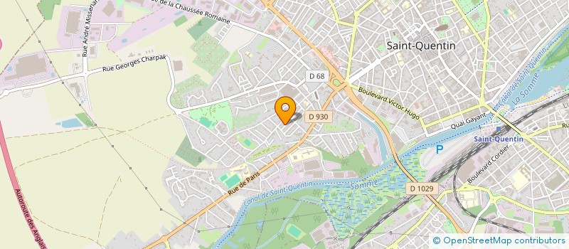 localisation de l'entreprise ETS DOMINIQUE DAIMEZ à SAINT-QUENTIN