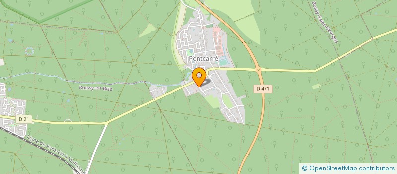 localisation de l'entreprise ETS DOS SANTOS ET COSTA  PONTCARRE