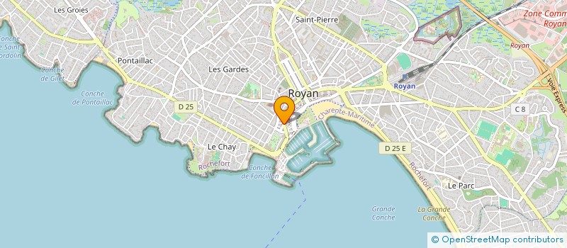 localisation de l'entreprise ETS DPMD  ROYAN