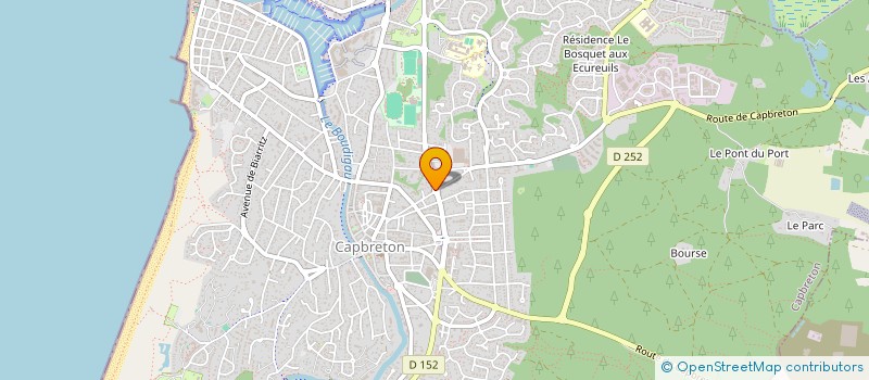 localisation de l'entreprise ETS DUBO  CAPBRETON