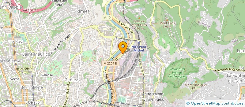 localisation de l'entreprise ETS DUBOIS SARL à NICE