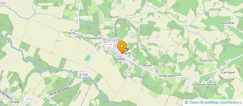 localisation de l'entreprise ETS DUCOM FRERES à PANJAS