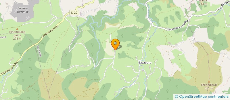 localisation de l'entreprise ETS DUCOS  ESPELETTE