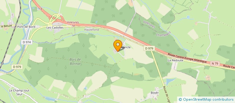 localisation de l'entreprise ETS DUF TP  HAUTEFOND