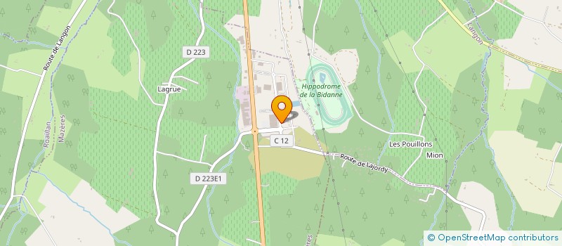localisation de l'entreprise ETS DUFFAU à MAZERES