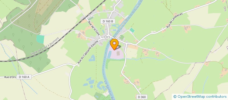 localisation de l'entreprise ETS DUFOUR DELATTRE SA à LE CATEAU-CAMBRESIS