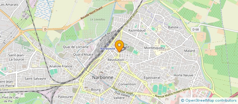 localisation de l'entreprise ETS DUMON ET FILS à NARBONNE