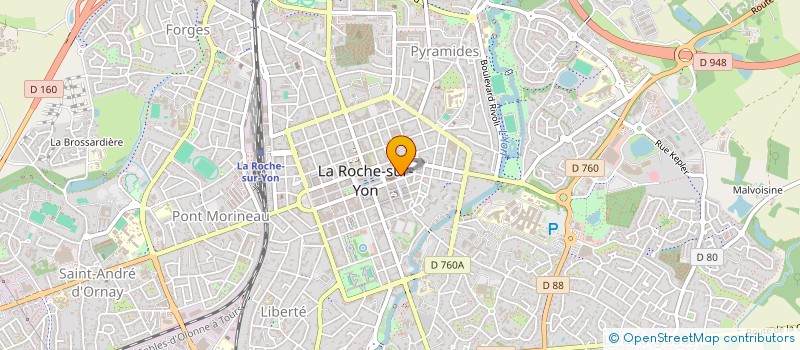 localisation de l'entreprise ETS DUPRAT à ROCHE SUR YON (LA)