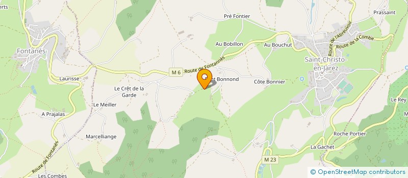 localisation de l'entreprise ETS DUPRE JEAN LOUIS à SAINT-CHRISTO-EN-JAREZ