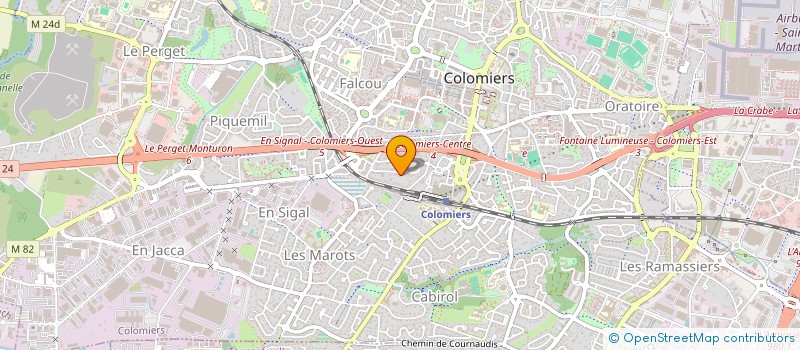 localisation de l'entreprise ETS DURAND à COLOMIERS