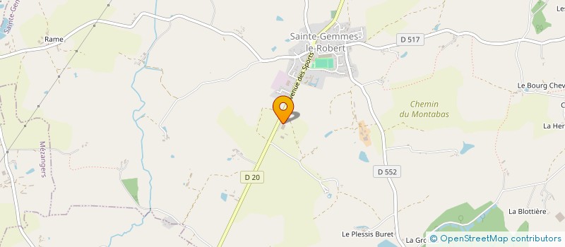 localisation de l'entreprise ETS DURET à SAINTE-GEMMES-LE-ROBERT