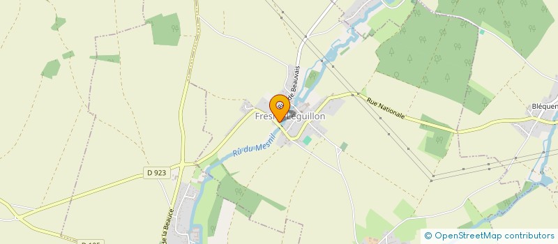 localisation de l'entreprise ETS DYONA à FRESNE-LEGUILLON