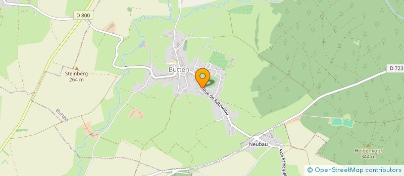 localisation de l'entreprise ETS EHRHARDT SASU  BUTTEN