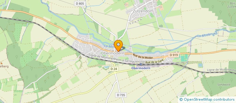 localisation de l'entreprise ETS EIDMANN EMILE ET FILS SARL à OBERMODERN-ZUTZENDORF