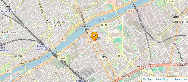 localisation de l'entreprise ETS EMERIAU à CLICHY