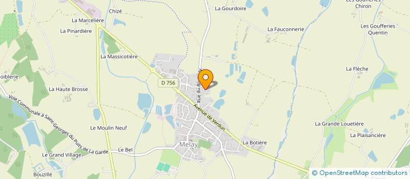 localisation de l'entreprise ETS EMMANUEL FONTENEAU  CHEMILLE-EN-ANJOU