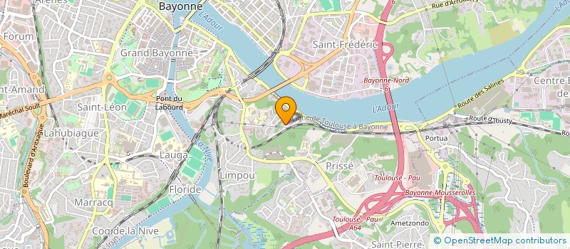 localisation de l'entreprise ETS ENERGIE ET TRAVAUX SPECIAUX  LAHONCE