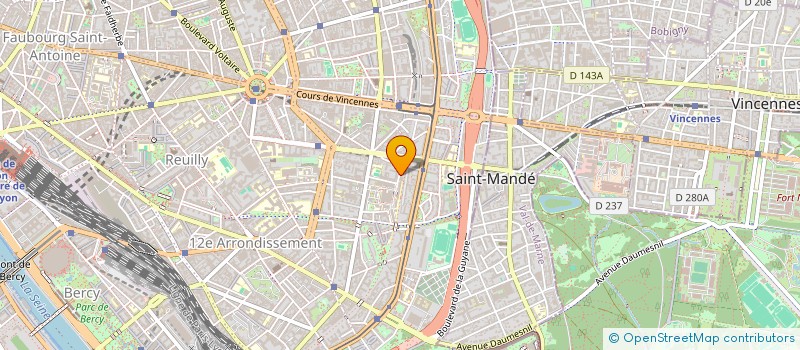 localisation de l'entreprise ETS ESA FREMONT ET CIE à PARIS