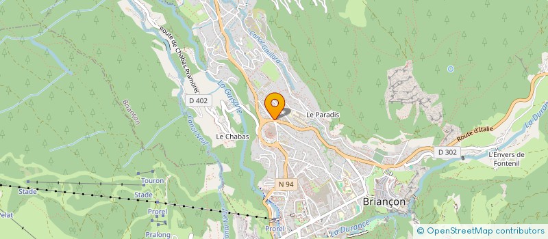 localisation de l'entreprise ETS EYMARD-BERMOND  BRIANCON