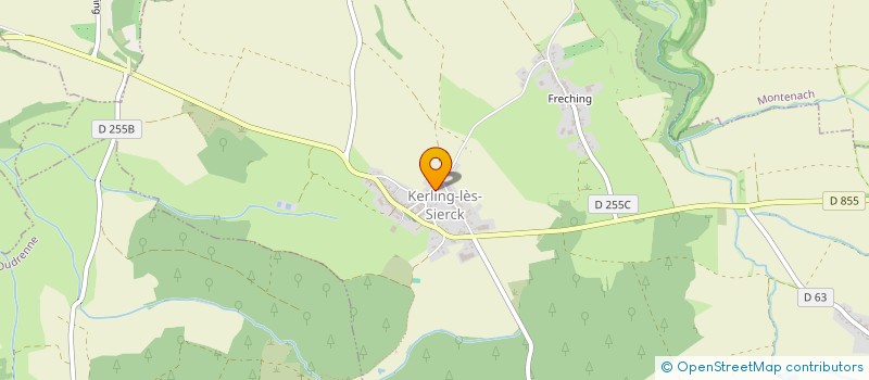 localisation de l'entreprise ETS FABRICE FIEVET  KERLING-LES-SIERCK