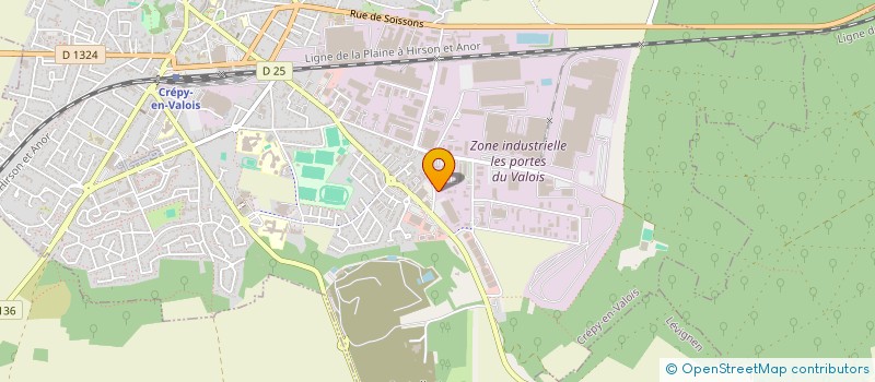 localisation de l'entreprise ETS FAGOT FABRICE& CIE à CREPY-EN-VALOIS