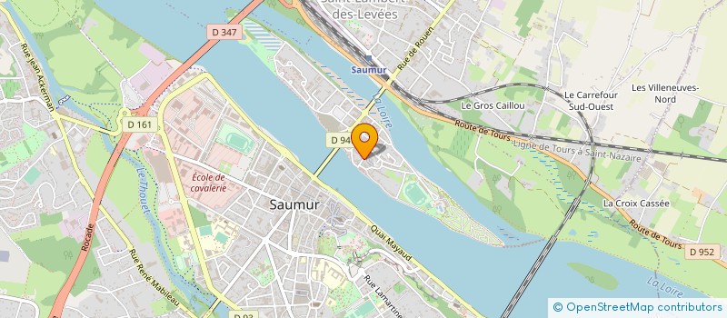 localisation de l'entreprise ETS FAUVEAU à SAUMUR