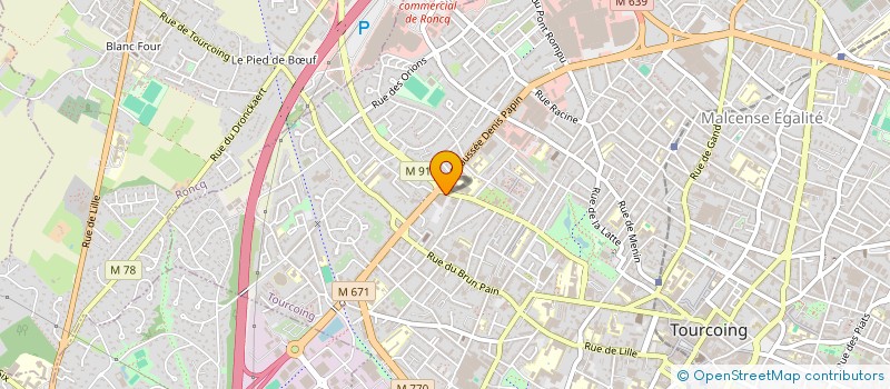 localisation de l'entreprise ETS FERNAND AERTS à TOURCOING
