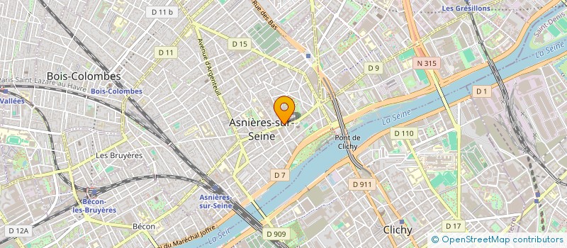 localisation de l'entreprise ETS FERRAILLE à ASNIERES-SUR-SEINE