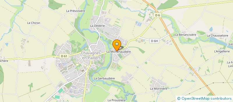 localisation de l'entreprise ETS FEVRE à CHAVAGNES-EN-PAILLERS