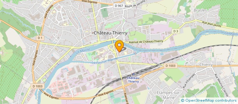 localisation de l'entreprise ETS FEVRIER ET COMPAGNIE à CHATEAU-THIERRY