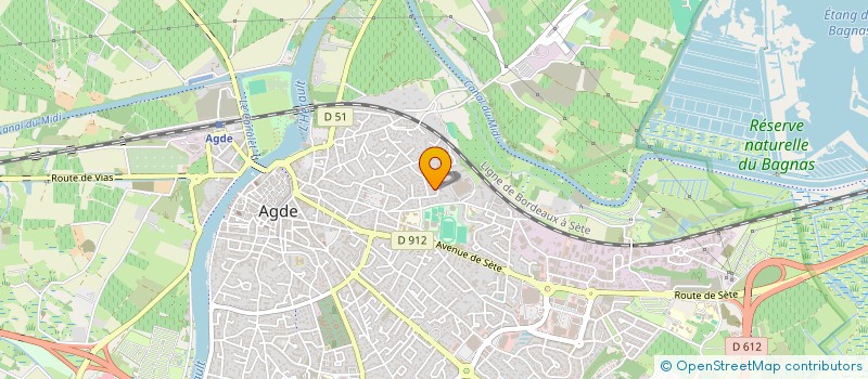localisation de l'entreprise ETS FIGUEIREDO MULLER à AGDE