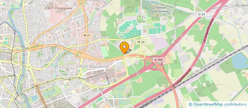 localisation de l'entreprise ETS FLORENT MARC  MONTPELLIER