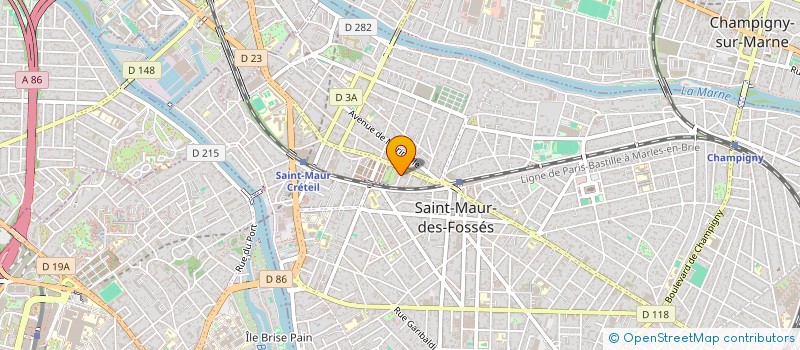 localisation de l'entreprise ETS FONTANGE FILS ET CIE  SAINT-MAUR-DES-FOSSES