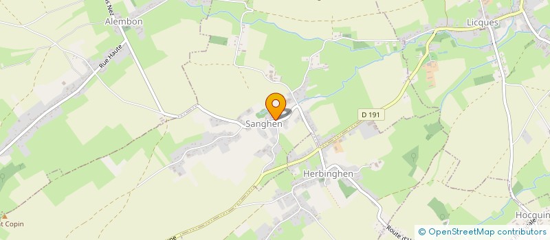 localisation de l'entreprise ETS FOULON à SANGHEN