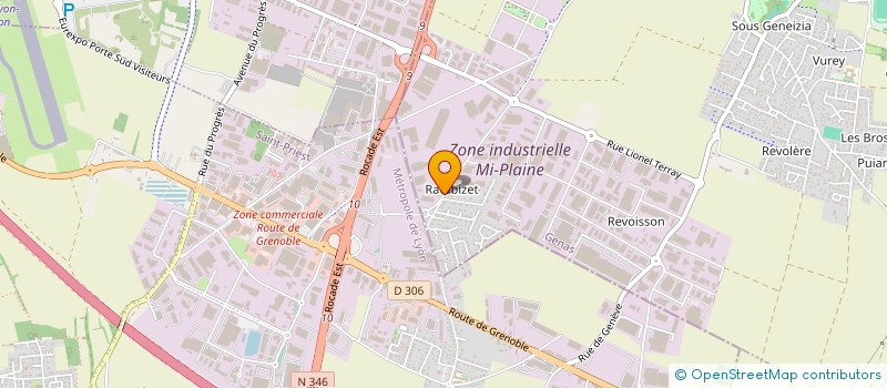 localisation de l'entreprise ETS FRAISEPERS à GENAS