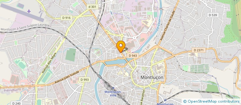 localisation de l'entreprise ETS FRANCOIS DUPEUX ET FILS à MONTLUCON