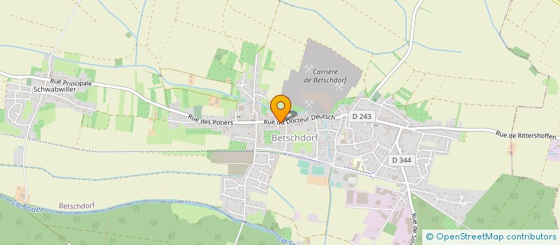 localisation de l'entreprise ETS FREDDY BASTIAN à BETSCHDORF