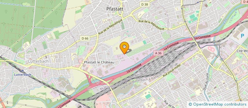 localisation de l'entreprise ETS FUGYBAT à PFASTATT