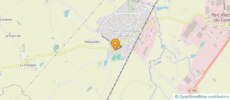 localisation de l'entreprise ETS GABARD à SAINT-CHRISTOPHE-DU-BOIS