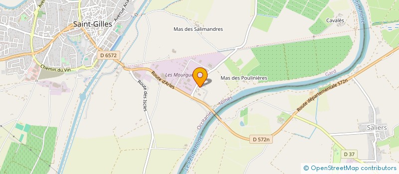 localisation de l'entreprise ETS GABOX  SAINT-GILLES