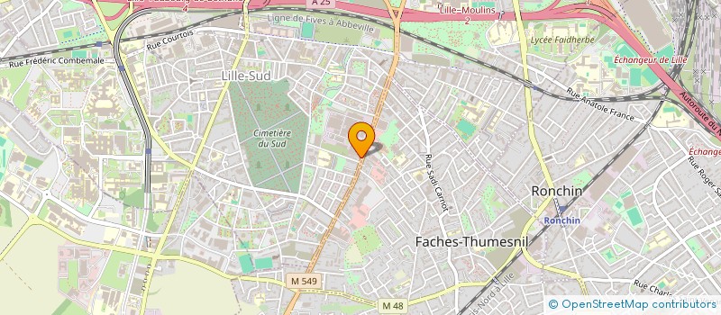 localisation de l'entreprise ETS GAEREMYNCK à LILLE