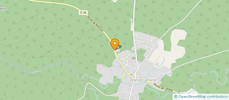 localisation de l'entreprise ETS GAILLARD à ONESSE-LAHARIE