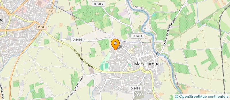 localisation de l'entreprise ETS GALVEZ à MARSILLARGUES