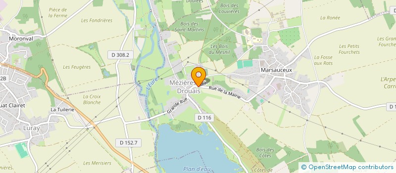 localisation de l'entreprise ETS GATINEAU à MEZIERES-EN-DROUAIS