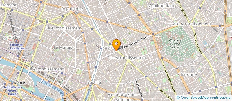 localisation de l'entreprise ETS GAUTHIER MULTI SERVICES HABITAT  PARIS