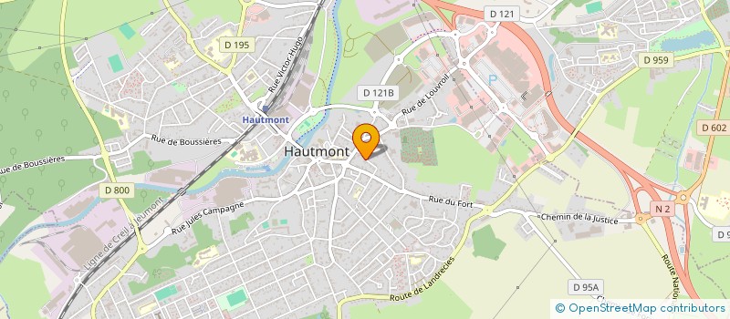 localisation de l'entreprise ETS GENTILE à HAUTMONT