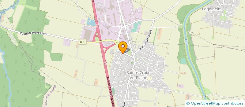 localisation de l'entreprise ETS GEORGES ANDELFINGER  NIEDERHERGHEIM