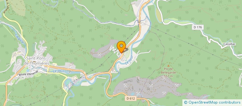 localisation de l'entreprise ETS GEORGES CLAVEL RHONE ALPES à RIOLS