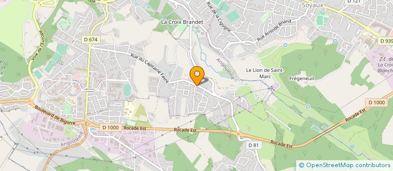 localisation de l'entreprise ETS GHEDIR à ANGOULEME